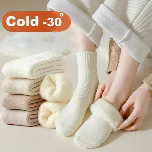 Women's Winter warm wool socks - 3 pairs